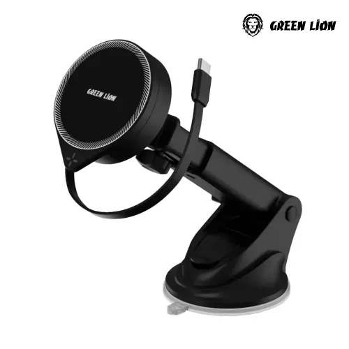 Green Lion GH-17 Magsafe Holder 15W - Black