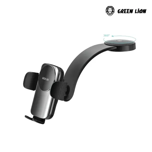 Green Lion Flex Charge Pro Phone Holder - Black