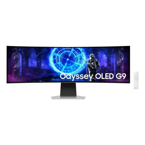SAMSUNG 49″ Odyssey OLED G9 DG952S Curved Smart 240Hz 0.03ms DQHD HDR Speaker Gaming Monitor