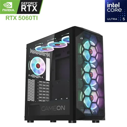 Gameon Emperor Intel Core Ultra 5 Rtx 5060ti 16gb Mid Tower Gaming Pc