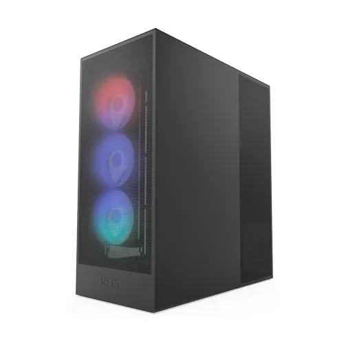 NZXT H7 Flow (2024) RGB Mid Tower ATX Case - Black