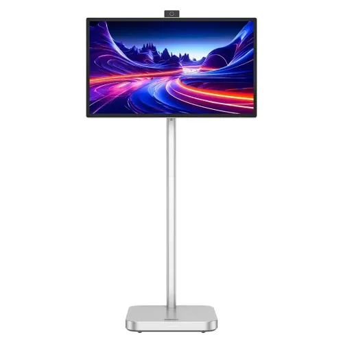 Powerology Android 32” Uhd 60hz Tablet With Stand 8 +128gb - Silver