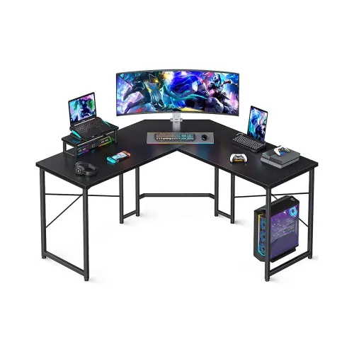 L-Shaped Corner Computer PC Gaming Desk