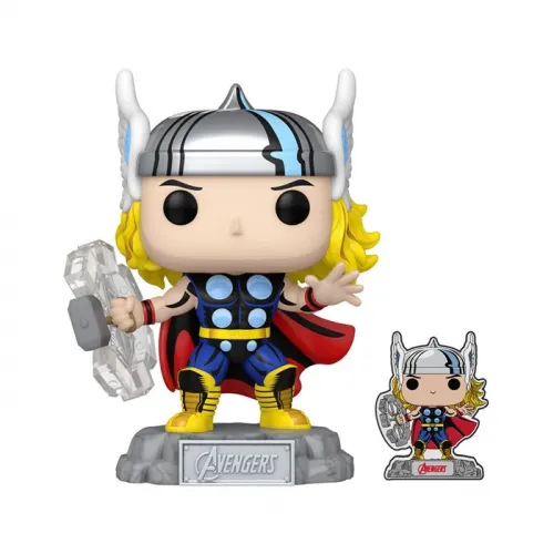 Funko "Pop! Marvel: A60 -  Comic Thor w/ Pin (Exc)"