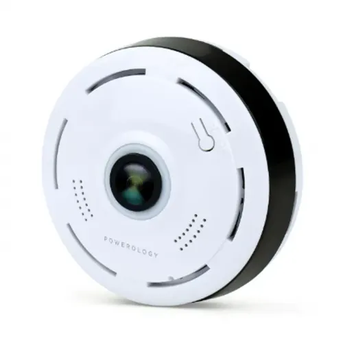Powerology Wifi Panoramic Camera Ultra Wide Angle Fisheye Lens – White