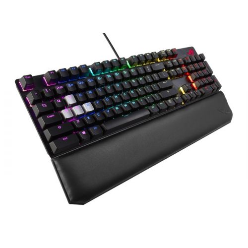 Asus ROG Strix Scope RGB Wired Mechanical Gaming Keyboard - Cherry MX Red - Arabic/English - Black