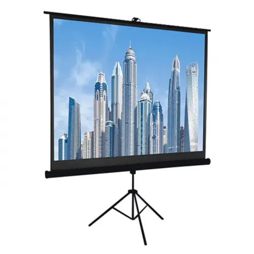 Portable Projector Screen 100 inch, 4:3 Foldable Anti-Crease, HD, 3D Indoor and Outdoor Projector Movies Screen