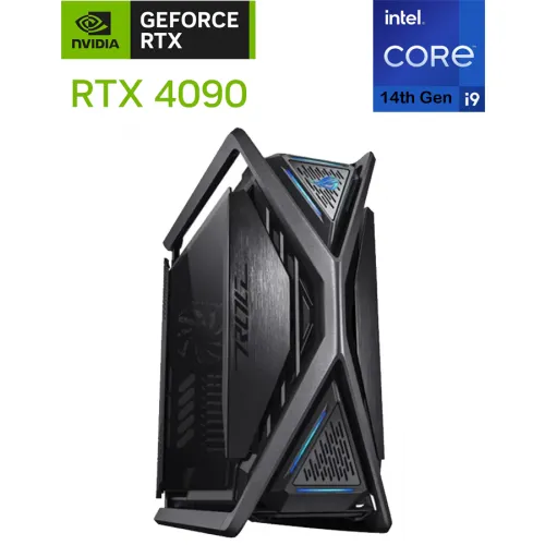 Asus Rog Strix Hyperion Gr701 Intel Core I9 14th Gen Rtx 4090 Full Tower Gaming Pc - Black