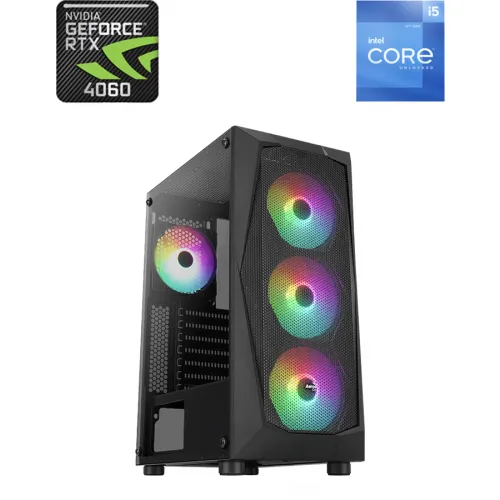 Aerocool Intel Core I5-12th Gen Rtx 4060 Gaming Pc