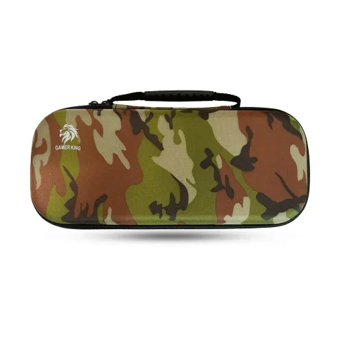 Carrying Storage Bag For Playstation Portal - Green Camouflage
