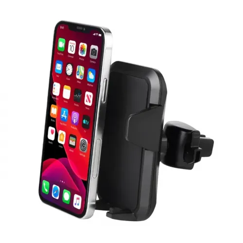 Powerology Car Holder Airgrip Cradle Vent Mount - Black