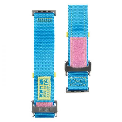 UAG Apple Watch 45/44/42mm Active Strap LE - Blue/pink