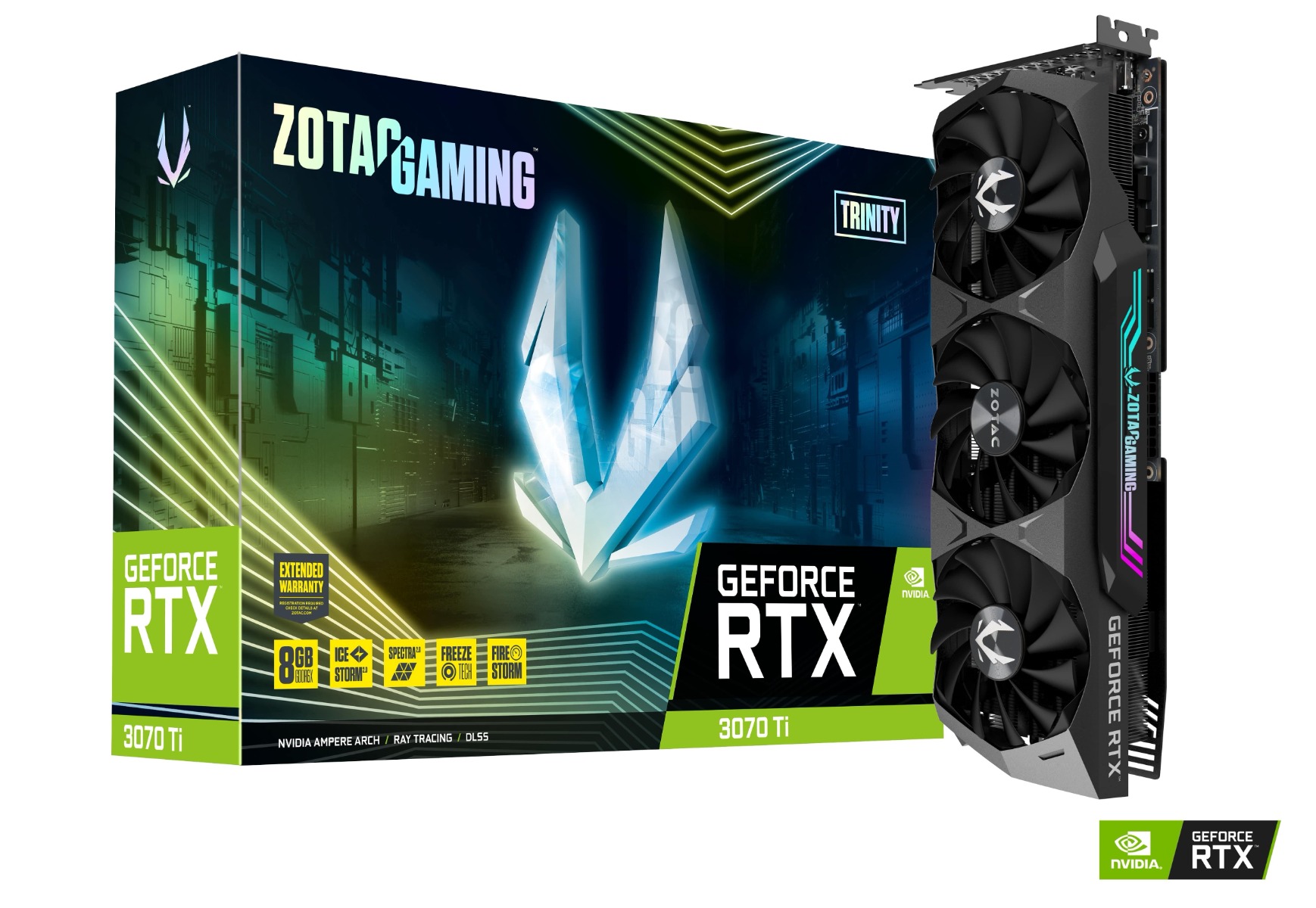 ZOTAC GAMING GEFORCE RTX 3070TI TRINITY 8GB GDDR6X GRAPHIC CARD