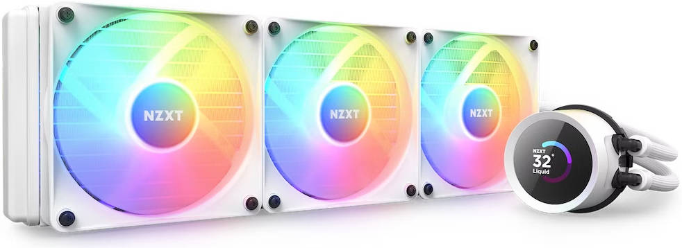 NZXT KRAKEN 360 RGB - 360MM ALO LIQUID COOLER - WHITE