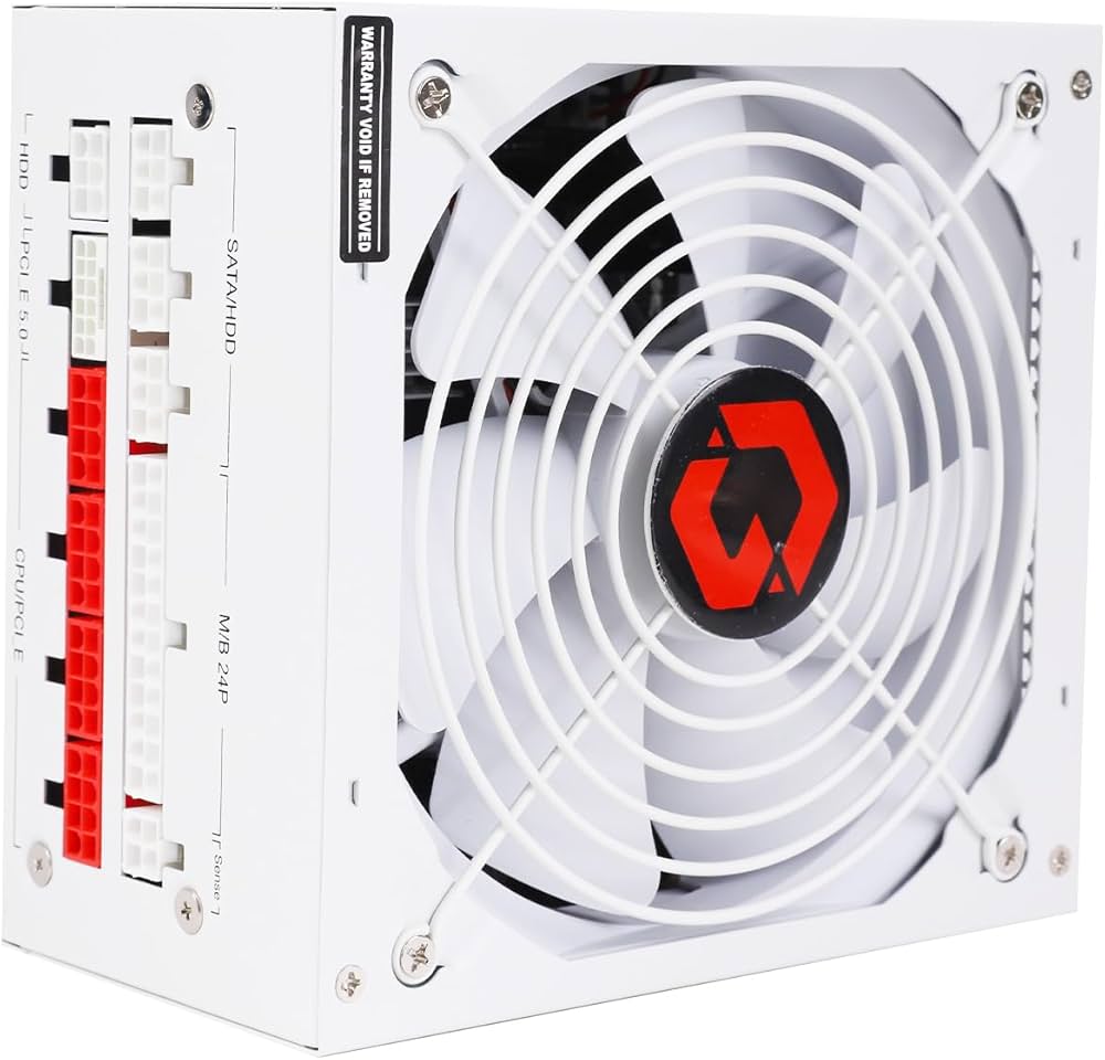 GAMEON SPY2 ATX 1000 WATTS 80PLUS BRONZE VALUE GAMING POWER SUPPLY - WHITE