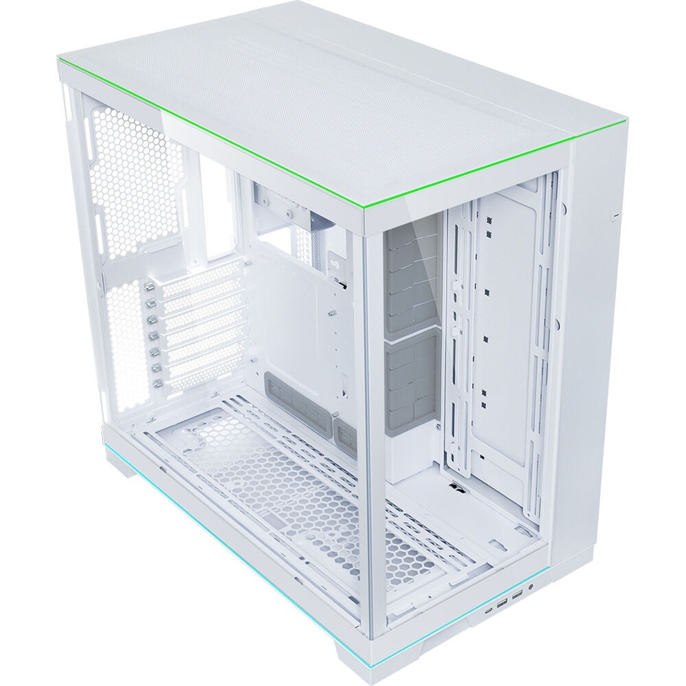 P.C LIAN LI O11D EVO MID TOWER RGB PC GAMING CASE- WHITE