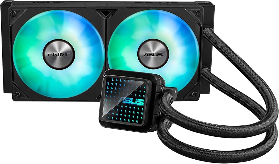 ASUS PRIME LC 240 ARGB - 2X120MM AIO CPU LIQUID COOLER - BLACK