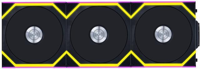 LIAN LI UNI FAN SL Wireless Reverse Blade 120mm ARGB Case Fans (3 Pack) - Black