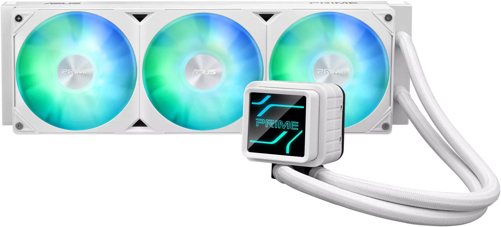 ASUS PRIME LC 360 ARGB AIO LIQUID CPU COOLER - WHITE
