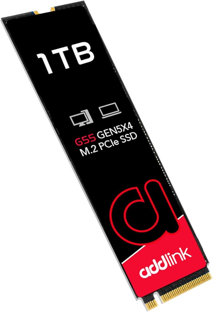 ADDLINK 1TB M.2 2280 PCIE GEN5X4 NVME ( UP TO R:10200 , W:8300)