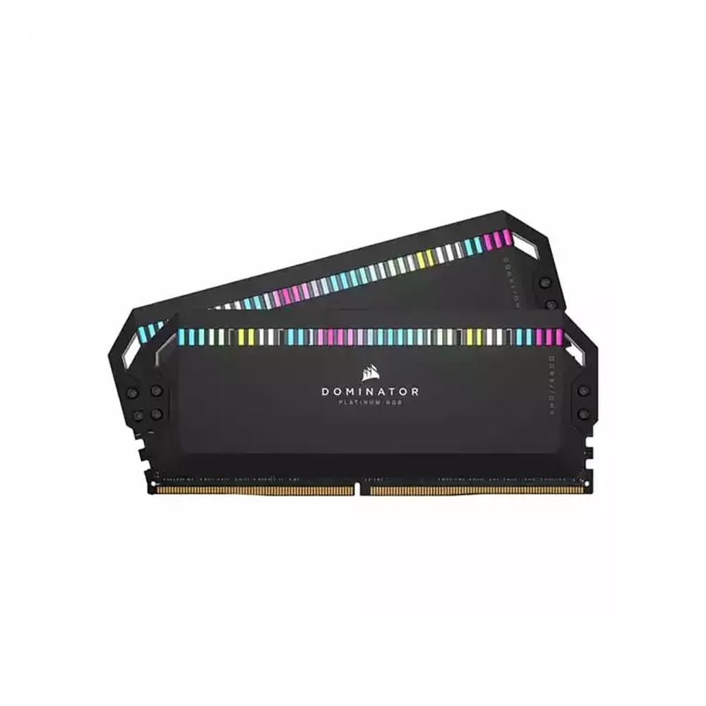 CORSAIR DDR5 6000MT/S 32GB 2X16GB DIMM UNBUFFERED 30-36-36-76 STD PMIC XMP 3.0, DOMINATOR TITANIUM BLACK HEAT SPREADER,RGB LED 1.4V