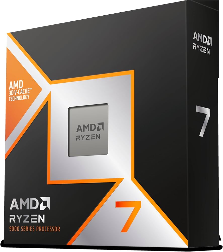 AMD Ryzen 7 9800X3D - Ryzen 7 9000 Series Zen 5 8-Core 5.2 GHz - Socket AM5 120W - AMD Radeon Graphics Desktop Processor