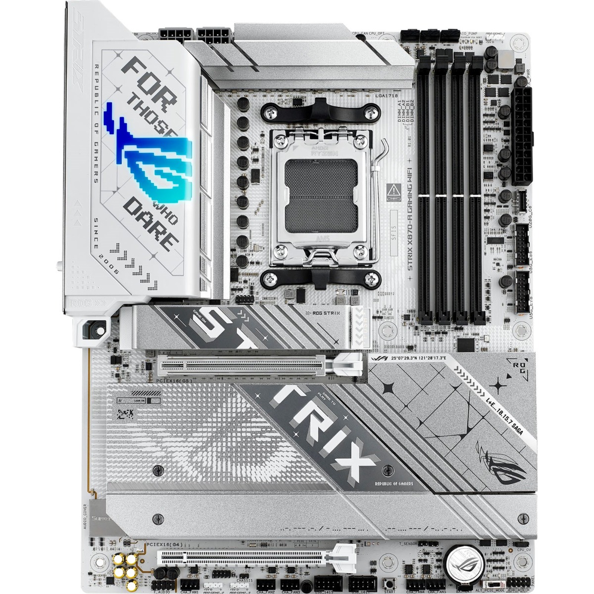 ASUS ROG STRIX X870-A GAMING WIFI DDR5 MOTHERBOARD - WHITE